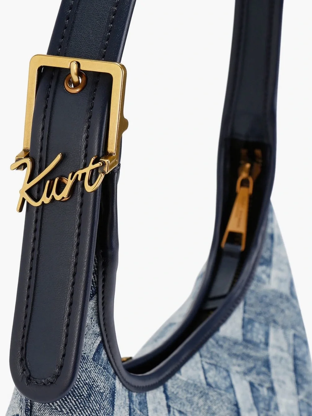 New Kurt Geiger top zip adjustable leather shoulder strap